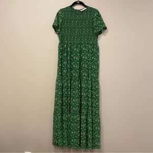 Zara Floral Tiered Maxi Dress